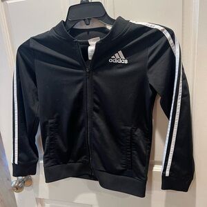 Adidas Black Jacket with White Logo